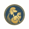 Dog and cat silhouette logo